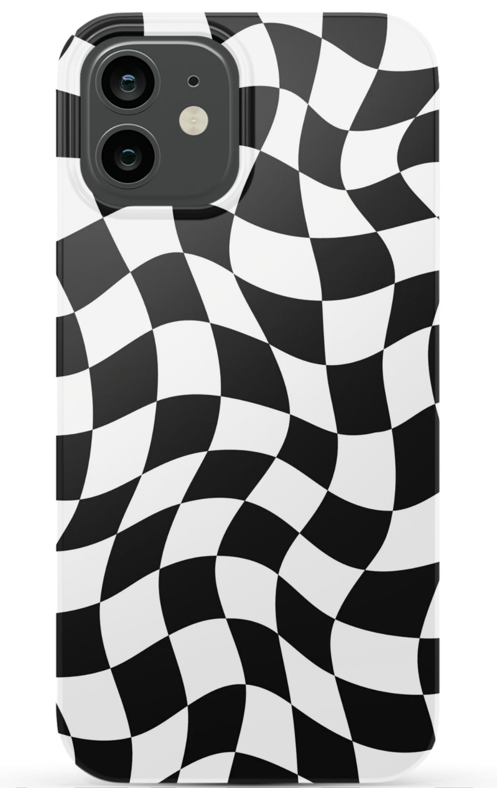 Black White Checkered Phone Case - B7Cases