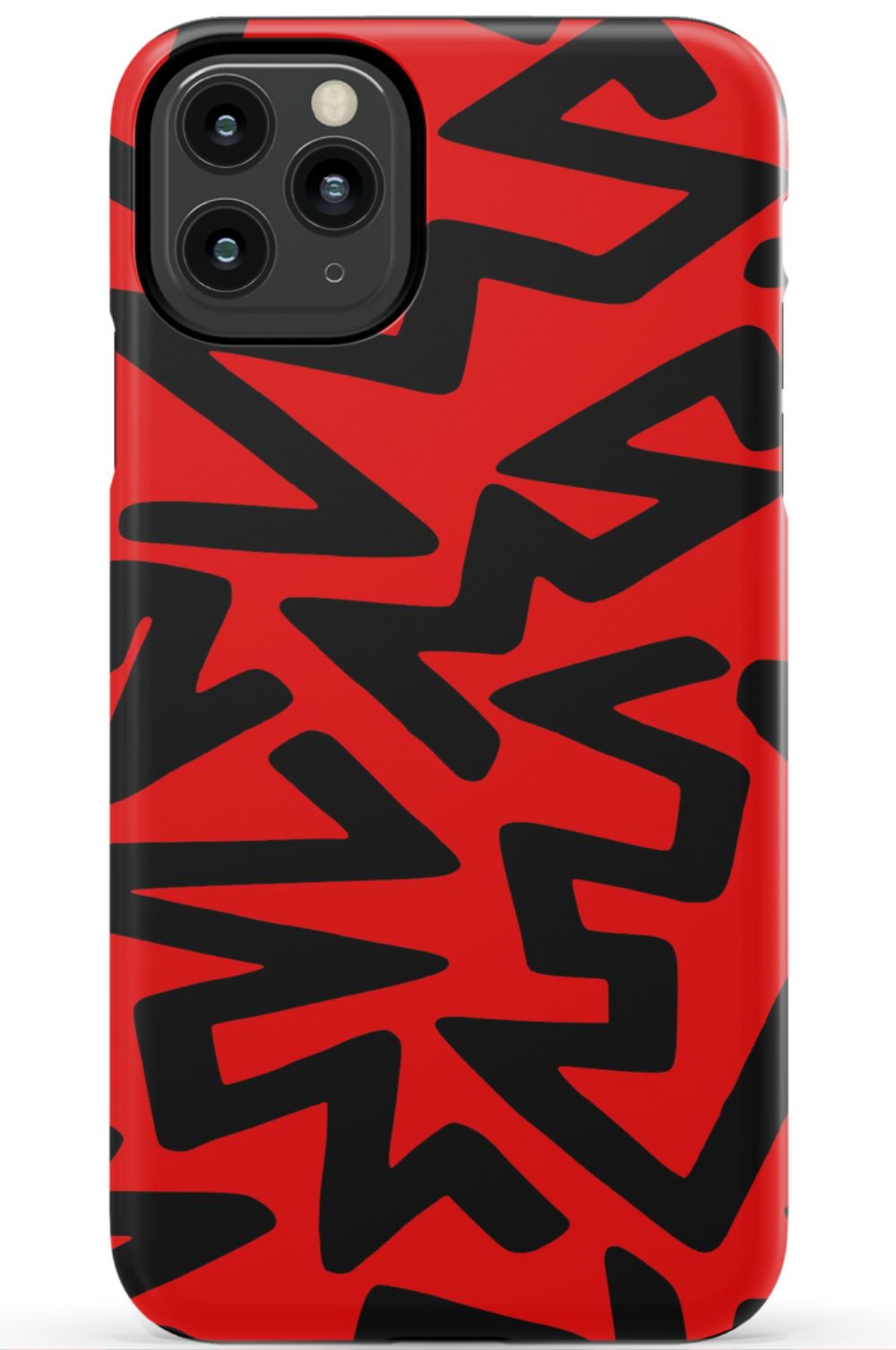Red Abstract Shapes Phone Case - B7Cases