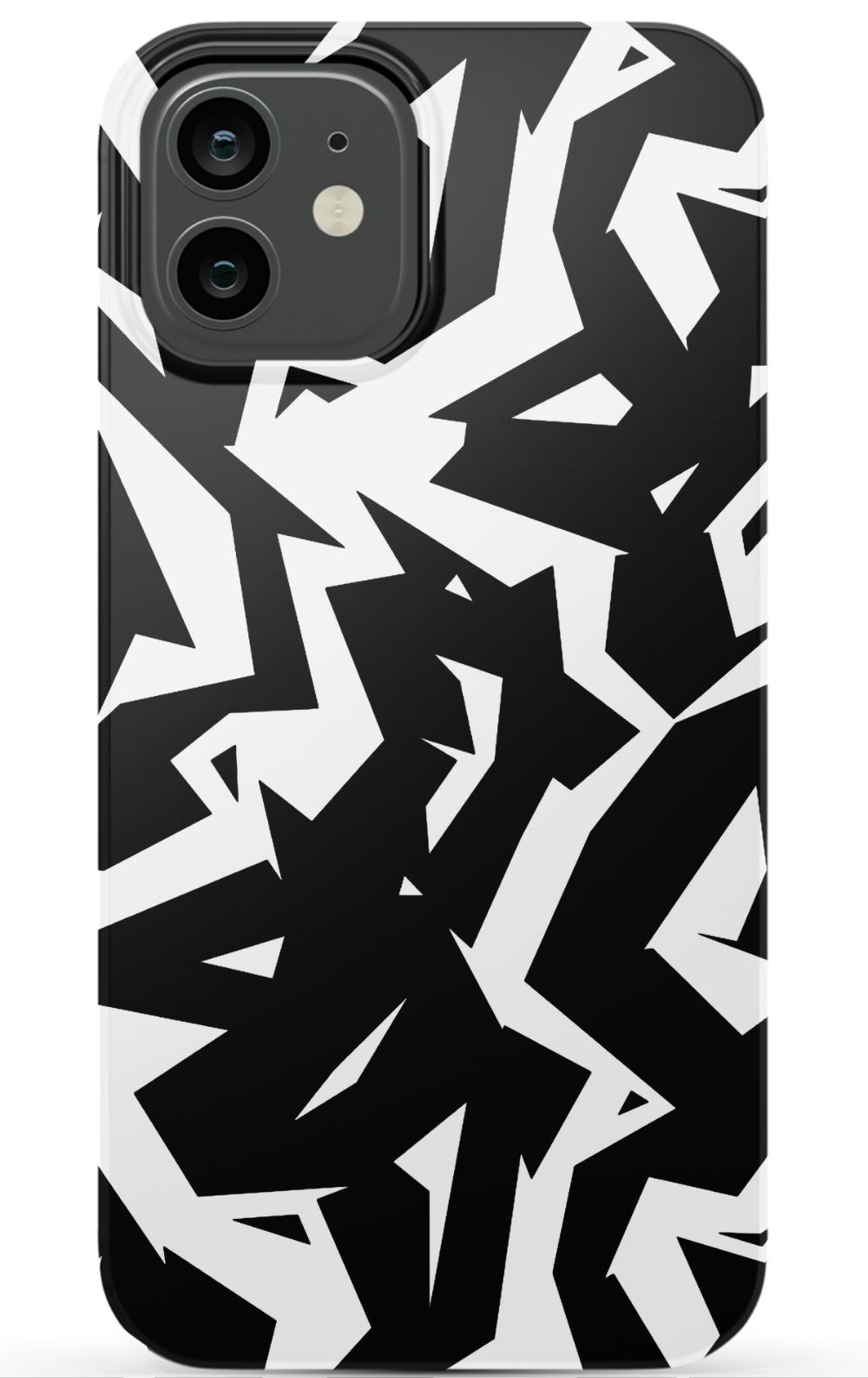 Black White Fragments Phone Case - B7Cases