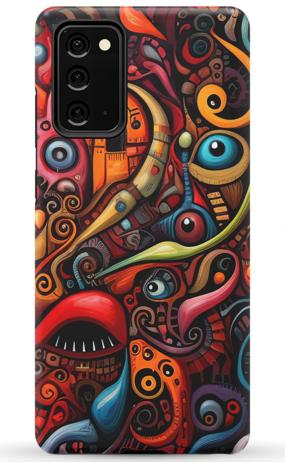Psychedelic Eyes Graffiti Phone Case - B7Cases