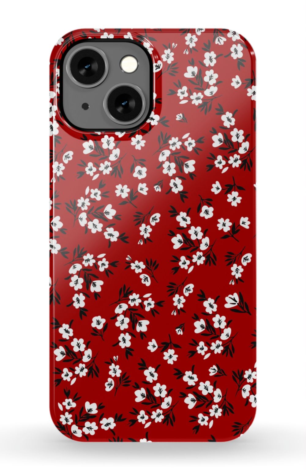 Red Blooming Phone Case - B7Cases