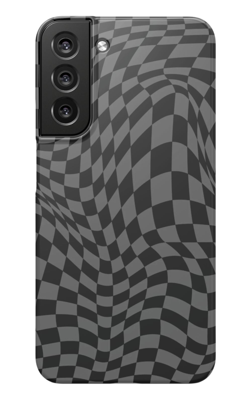 Gray Distorted Checkered Phone Case - B7Cases