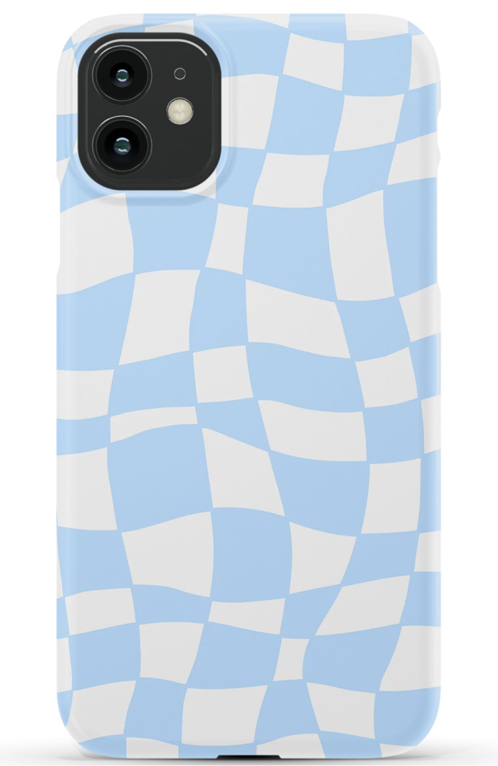 Light Blue Checkered Phone Case - B7Cases