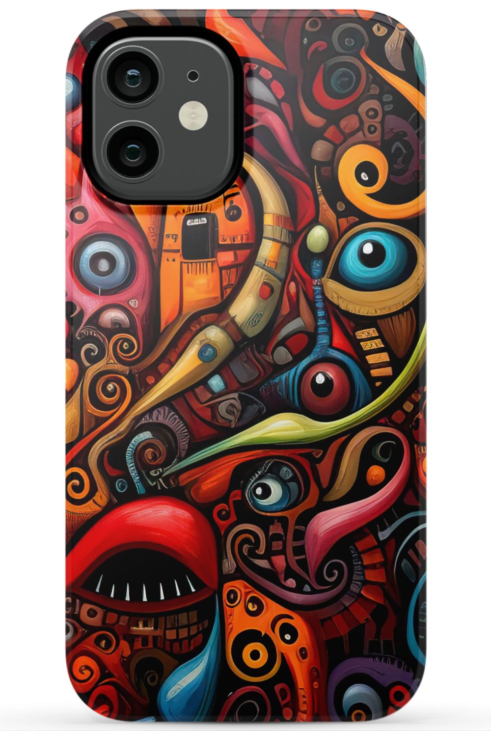 Psychedelic Eyes Graffiti Phone Case - B7Cases