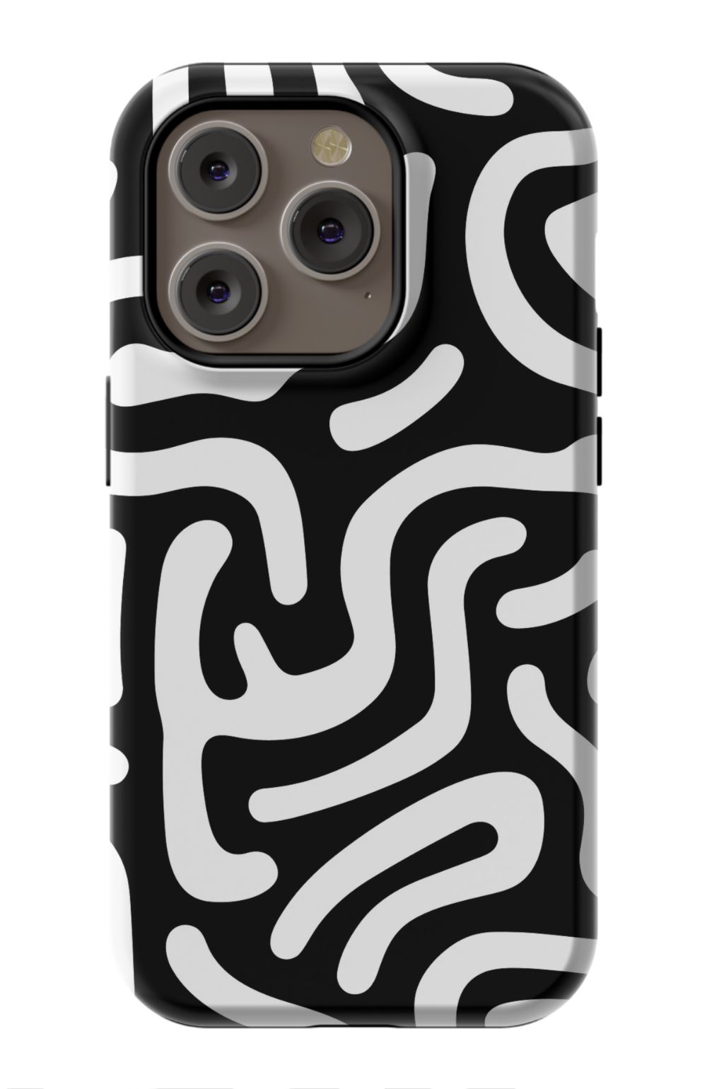 Monochrome Strokes Phone Case - B7Cases