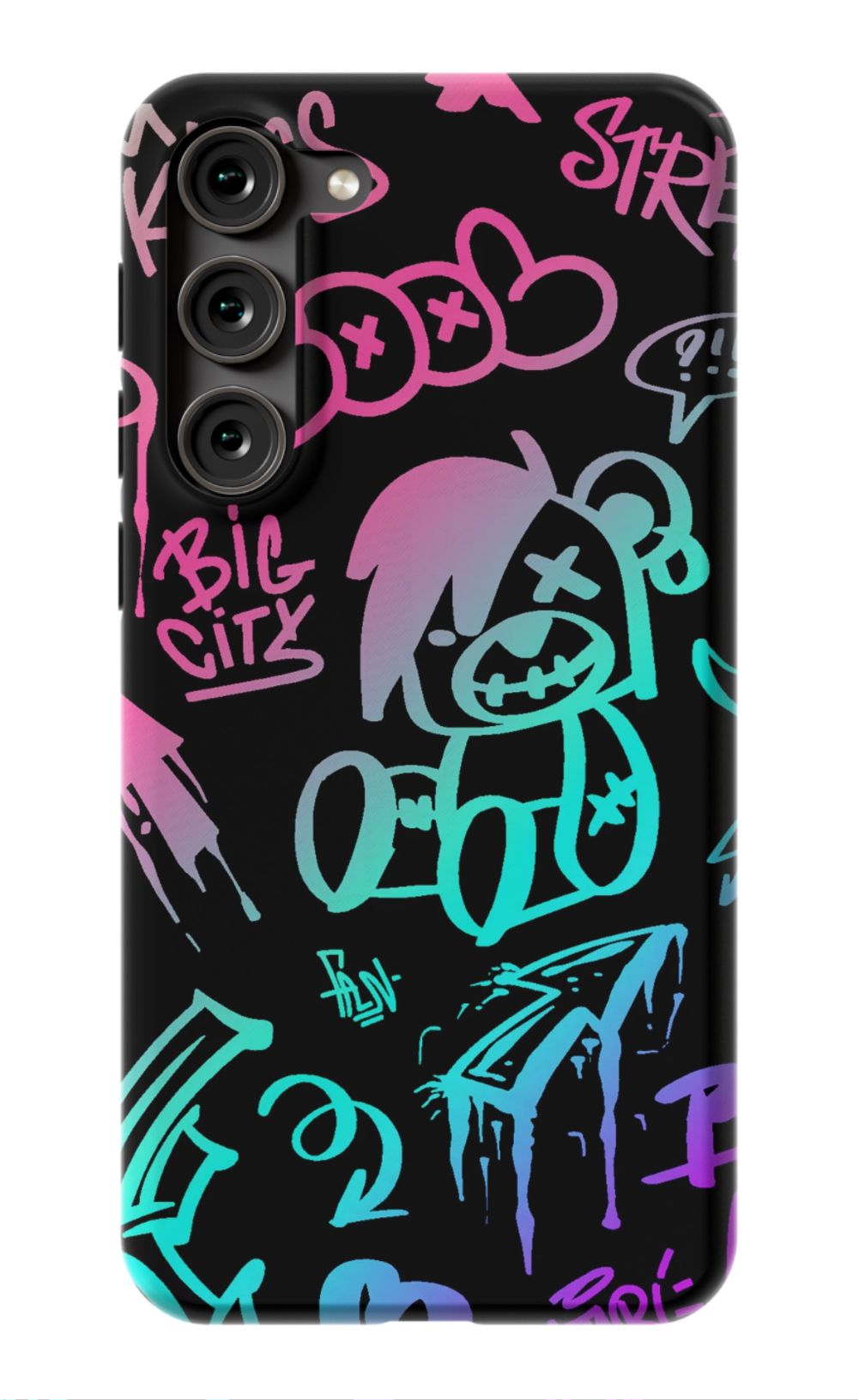 Neon Stickers Graffiti Phone Case - B7Cases