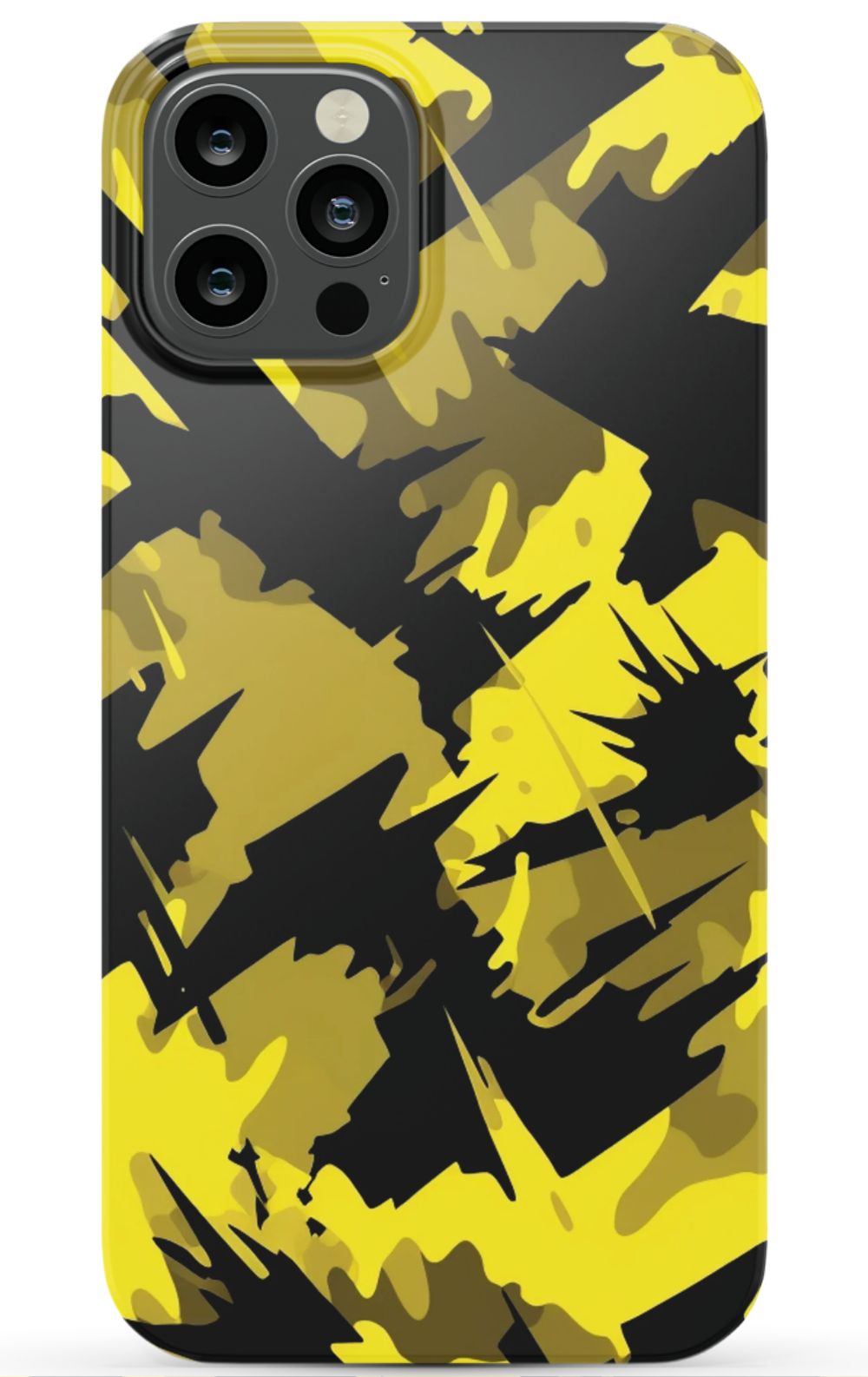 Yellow Blazing Camo Phone Case - B7Cases
