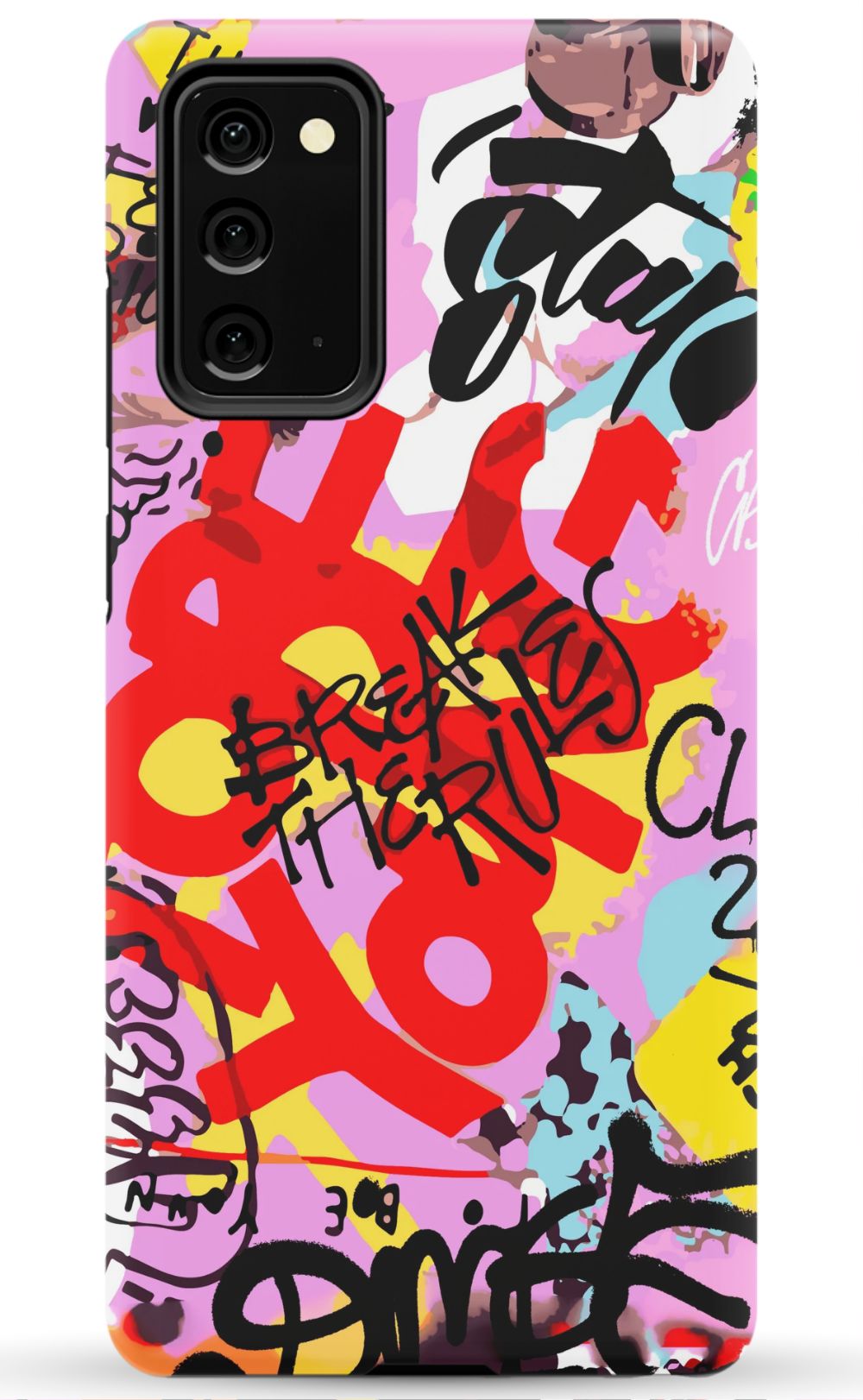 Break The Rules Graffiti Phone Case - B7Cases