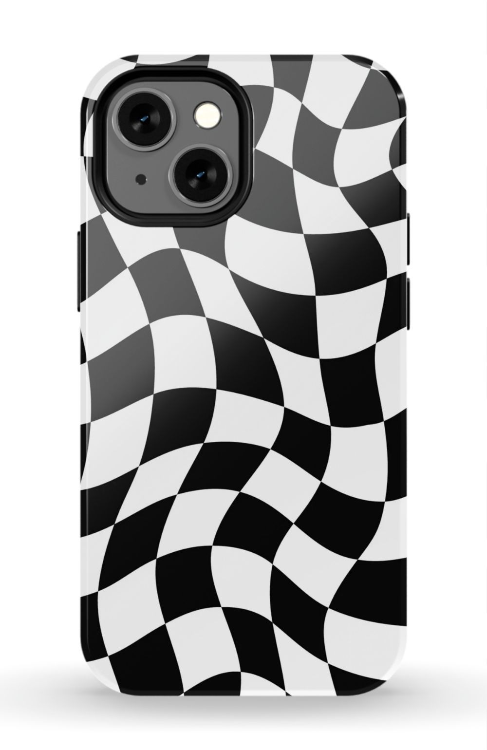 Black White Checkered Phone Case - B7Cases