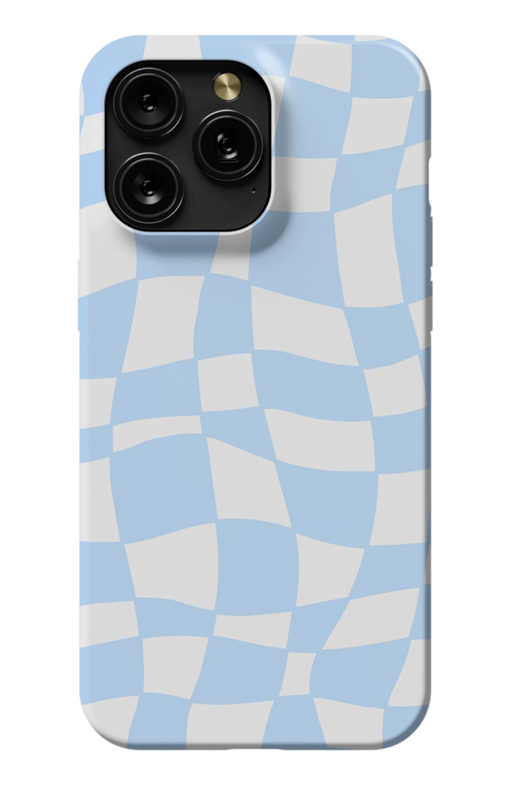 Light Blue Checkered Phone Case - B7Cases