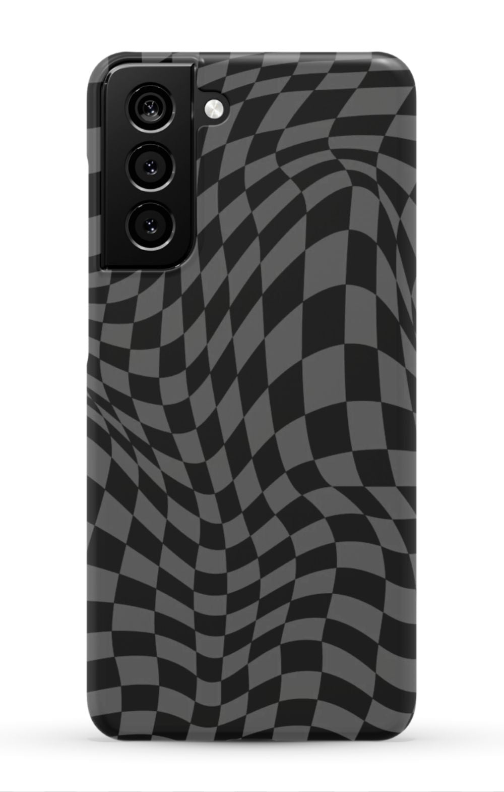 Gray Distorted Checkered Phone Case - B7Cases