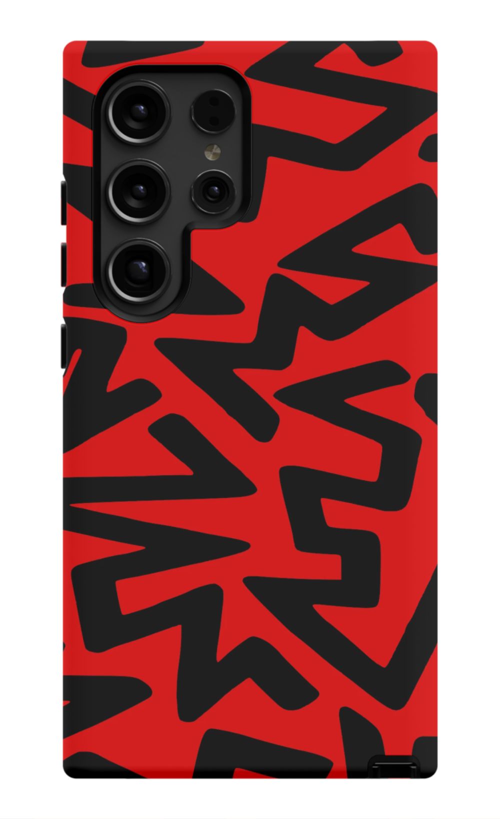 Red Abstract Shapes Phone Case - B7Cases