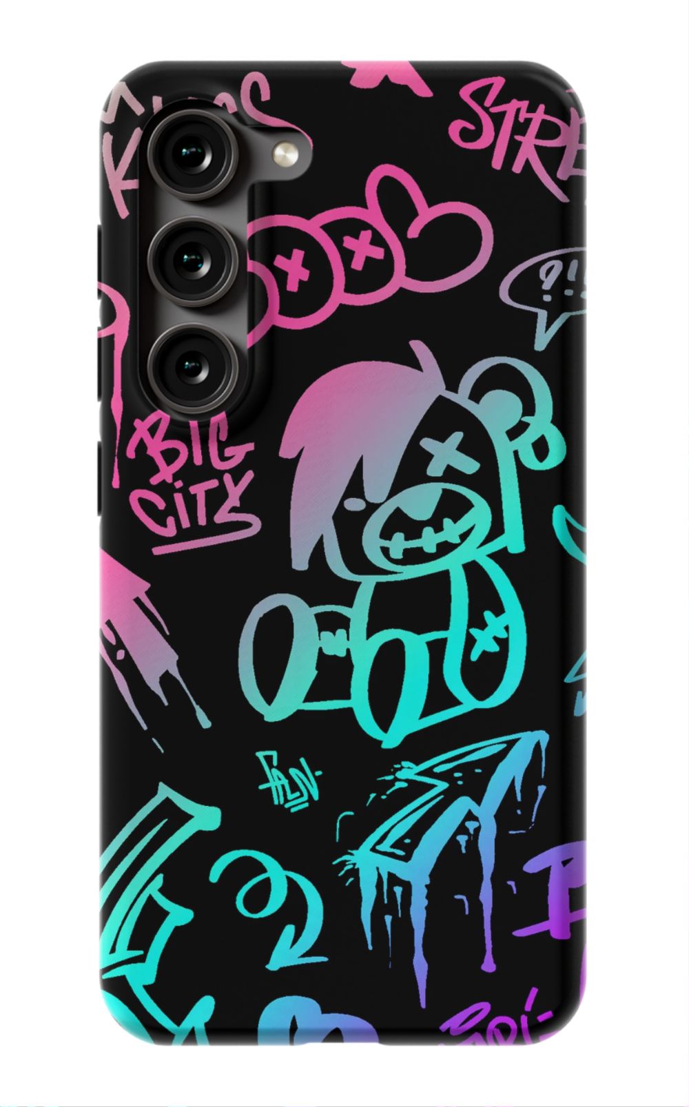 Neon Stickers Graffiti Phone Case - B7Cases