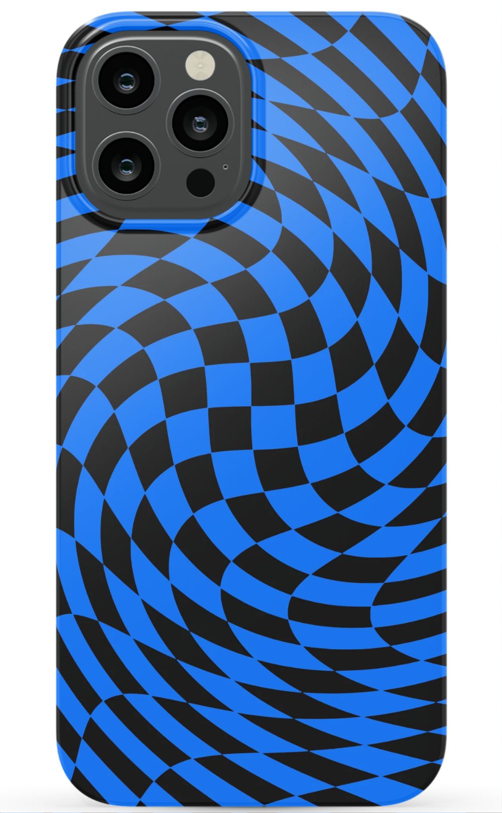 Twisted Blue Checkered Phone Case - B7Cases