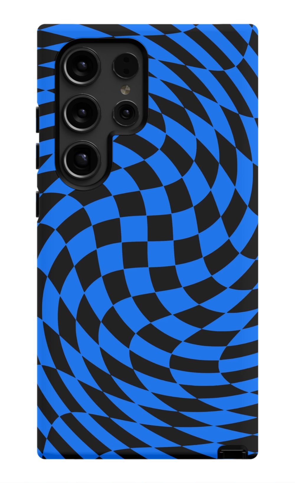 Twisted Blue Checkered Phone Case - B7Cases