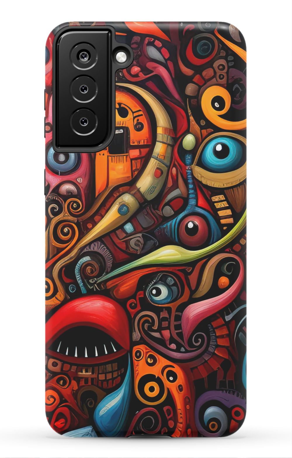 Psychedelic Eyes Graffiti Phone Case - B7Cases