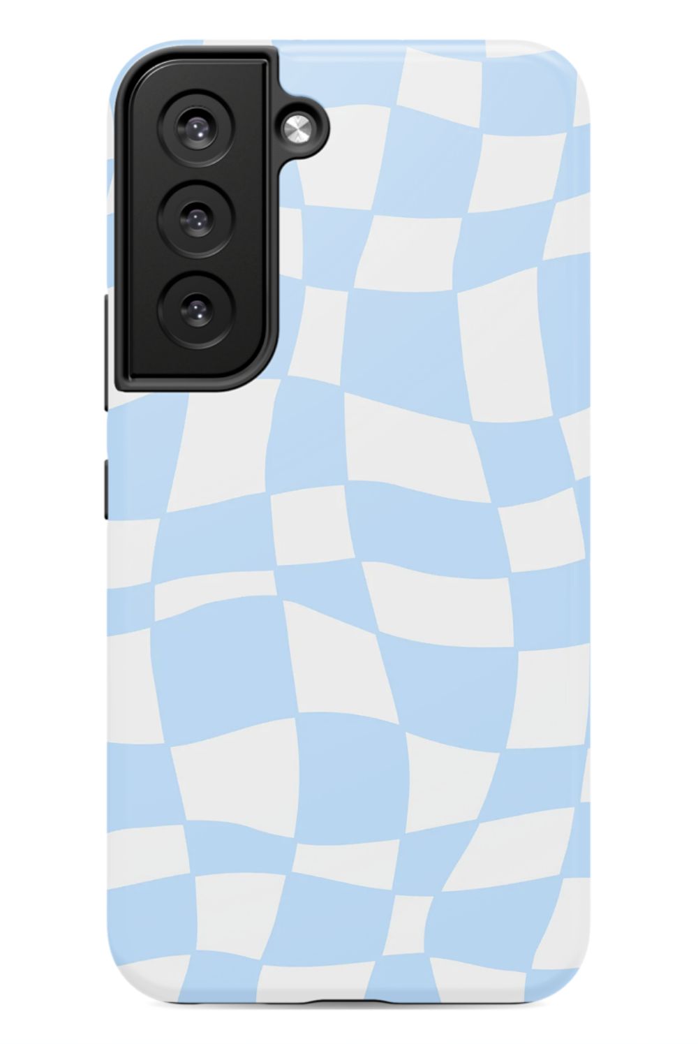 Light Blue Checkered Phone Case - B7Cases
