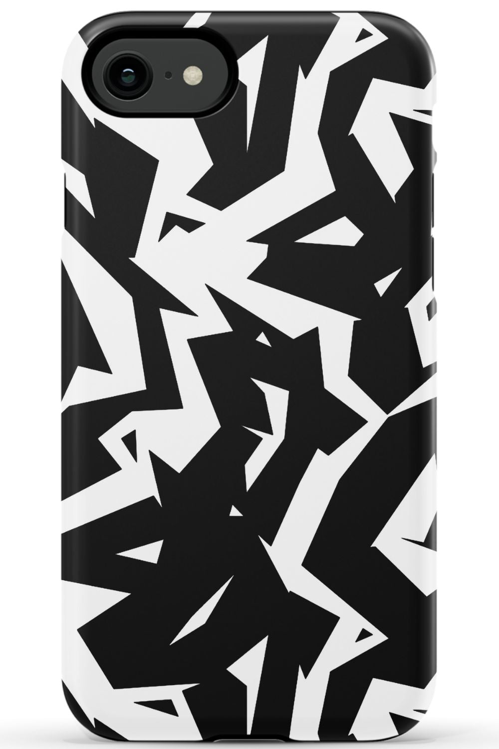 Black White Fragments Phone Case - B7Cases