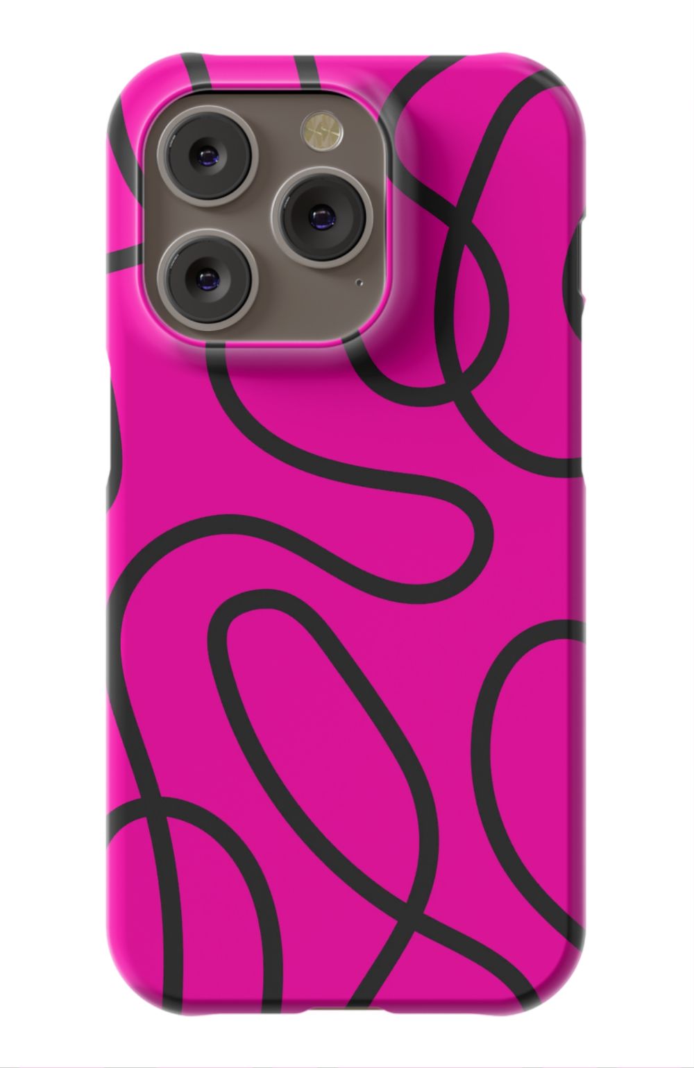 Pink Abstract Squiggles Phone Case - B7Cases