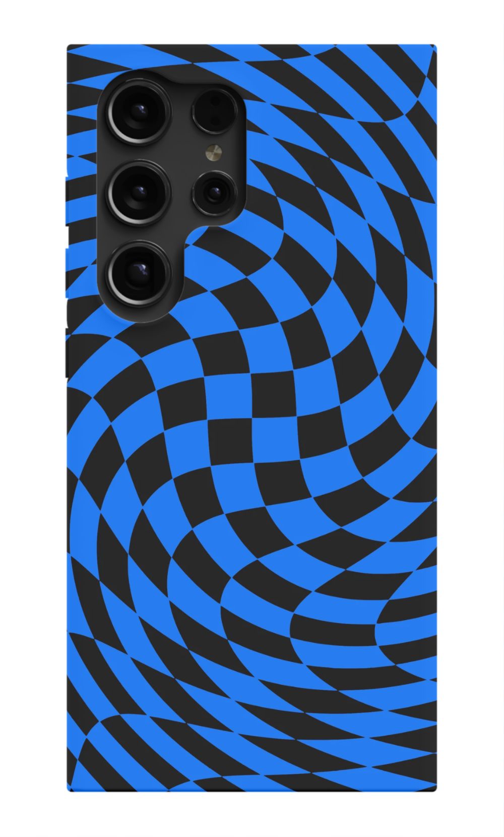 Twisted Blue Checkered Phone Case - B7Cases