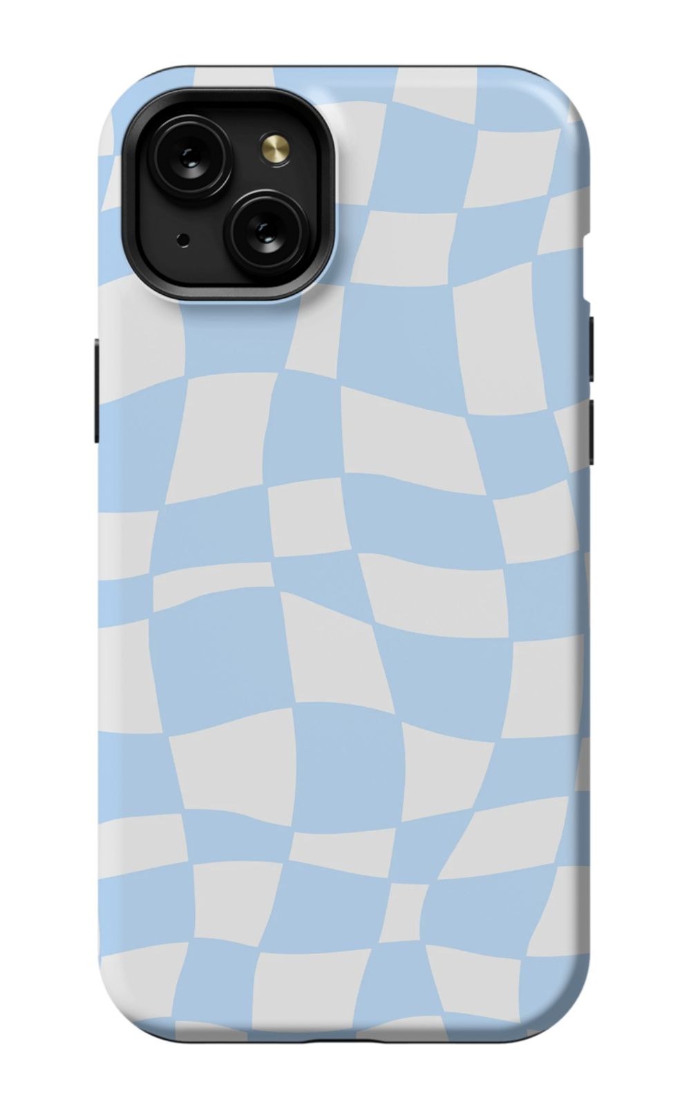 Light Blue Checkered Phone Case - B7Cases