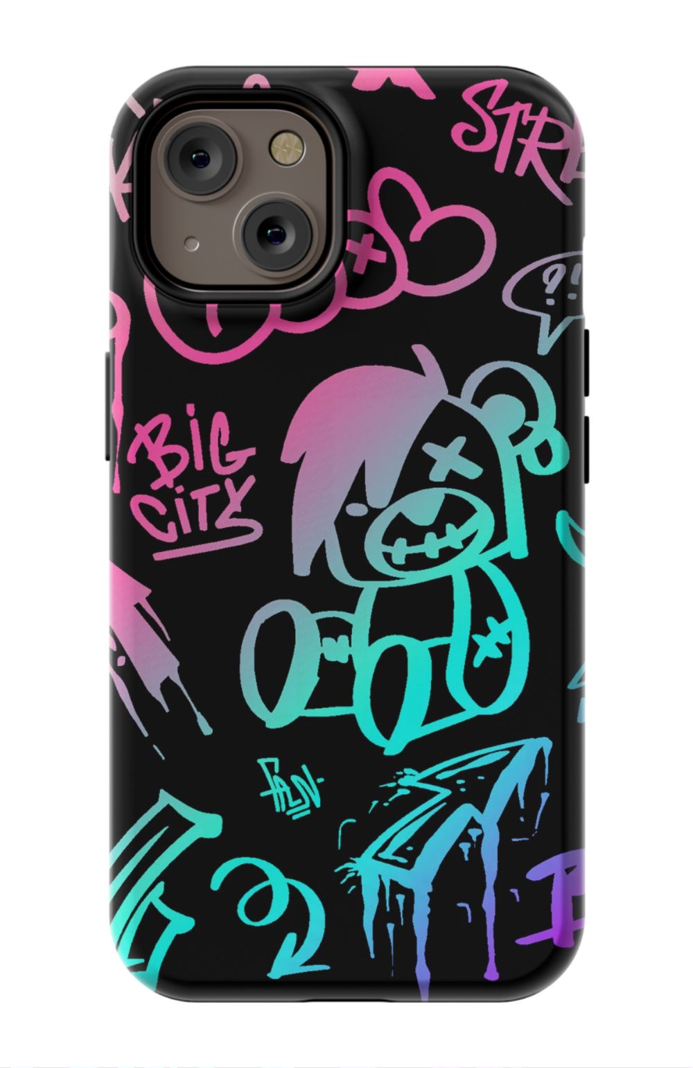Neon Stickers Graffiti Phone Case - B7Cases