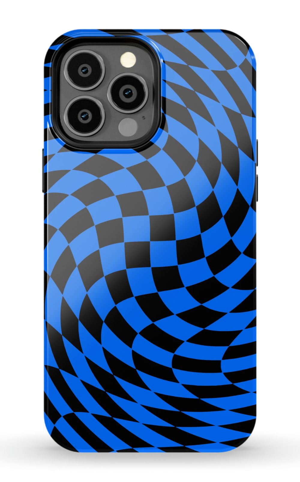 Twisted Blue Checkered Phone Case - B7Cases