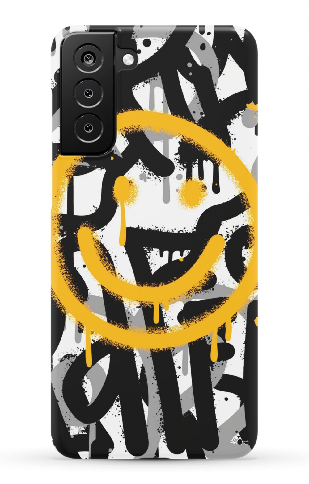 Sprayed Smiley Graffiti Phone Case - B7Cases