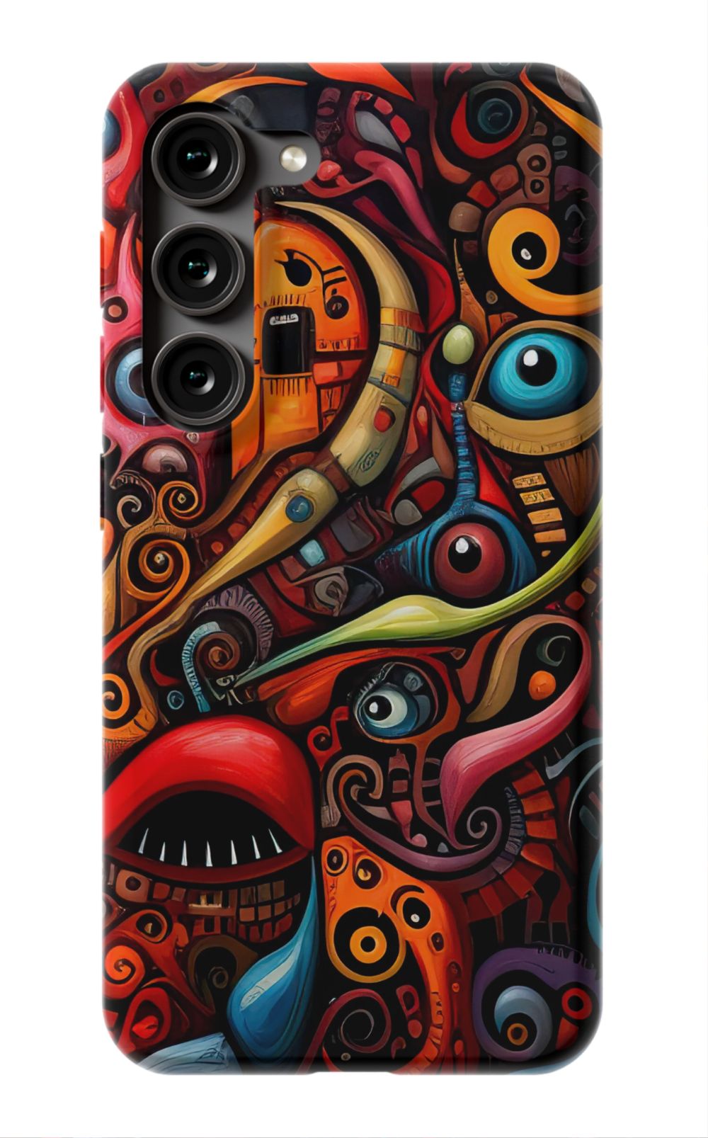 Psychedelic Eyes Graffiti Phone Case - B7Cases