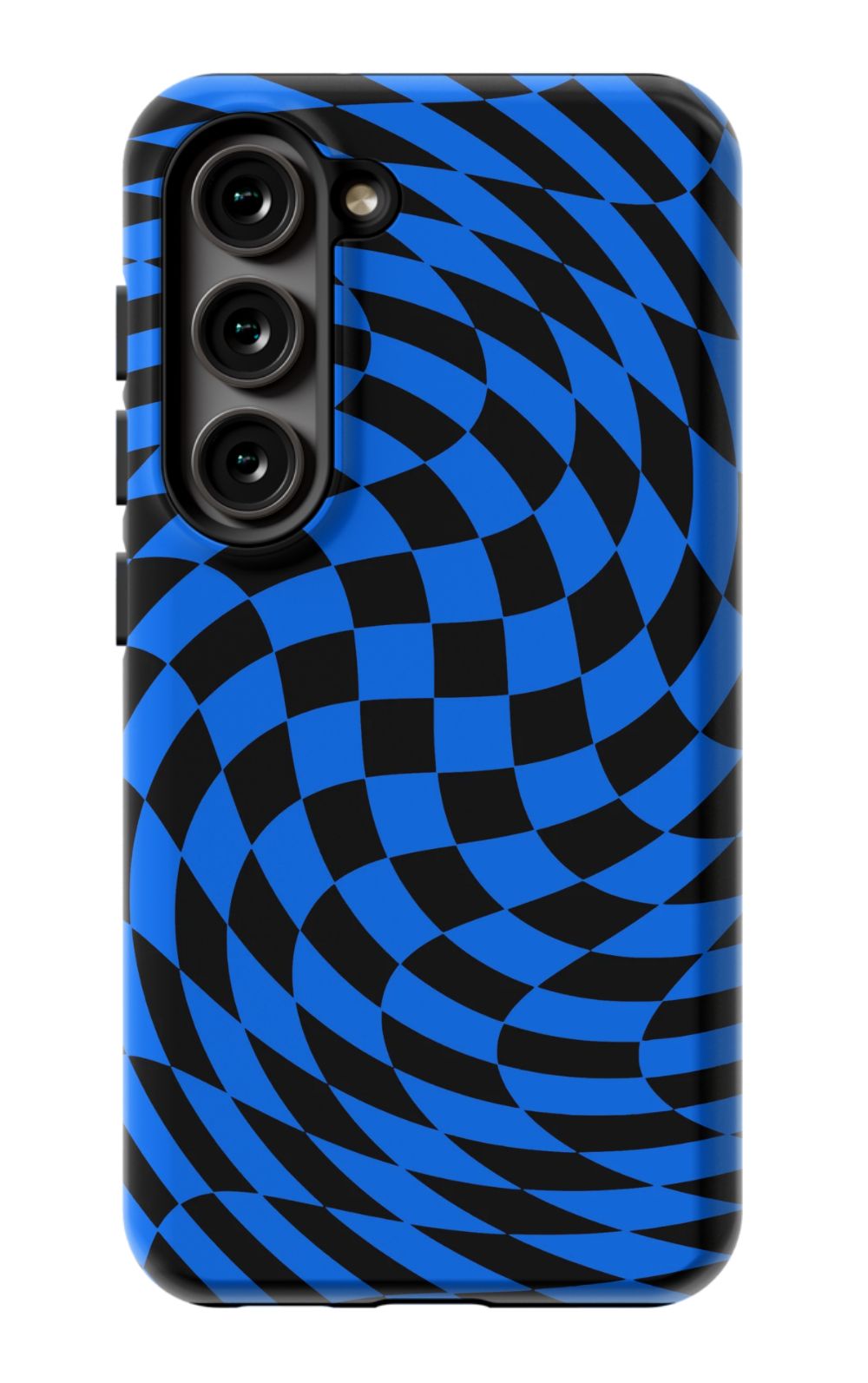 Twisted Blue Checkered Phone Case - B7Cases