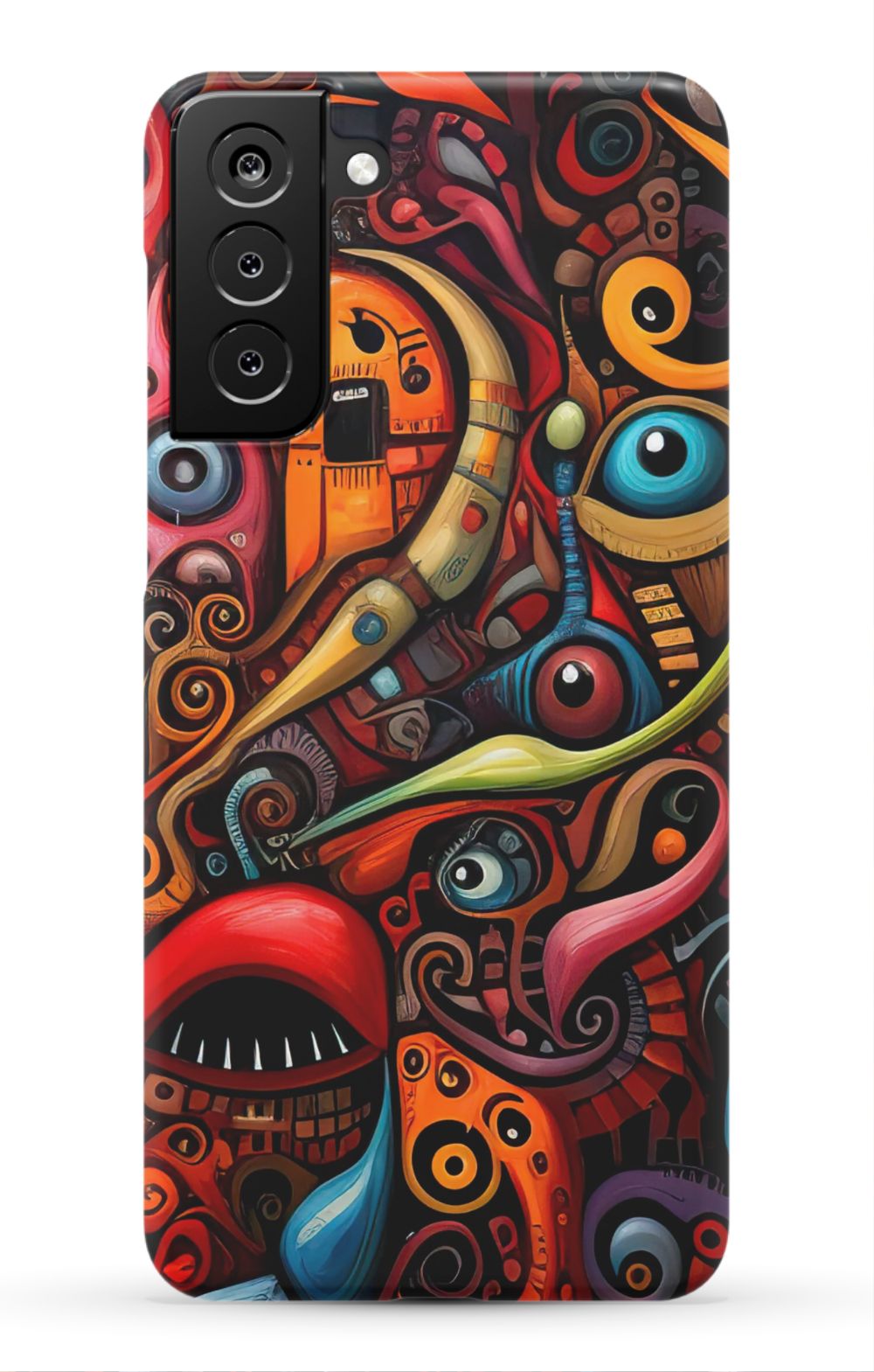 Psychedelic Eyes Graffiti Phone Case - B7Cases