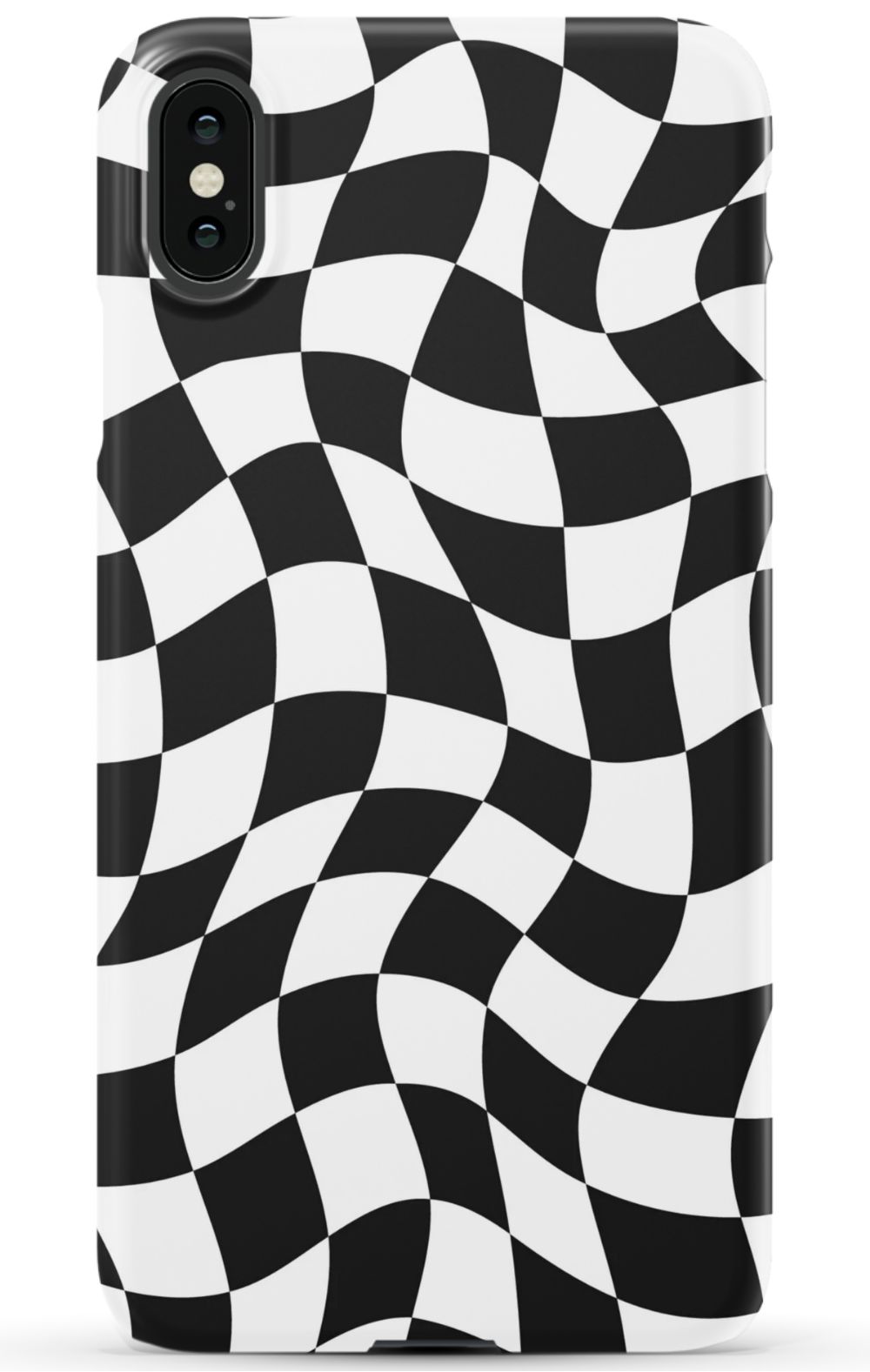 Black White Checkered Phone Case - B7Cases