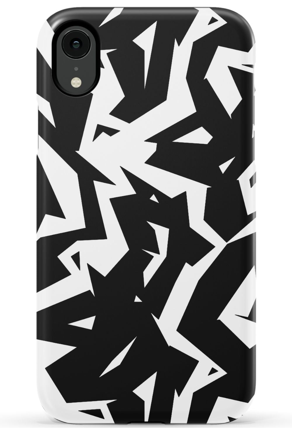 Black White Fragments Phone Case - B7Cases