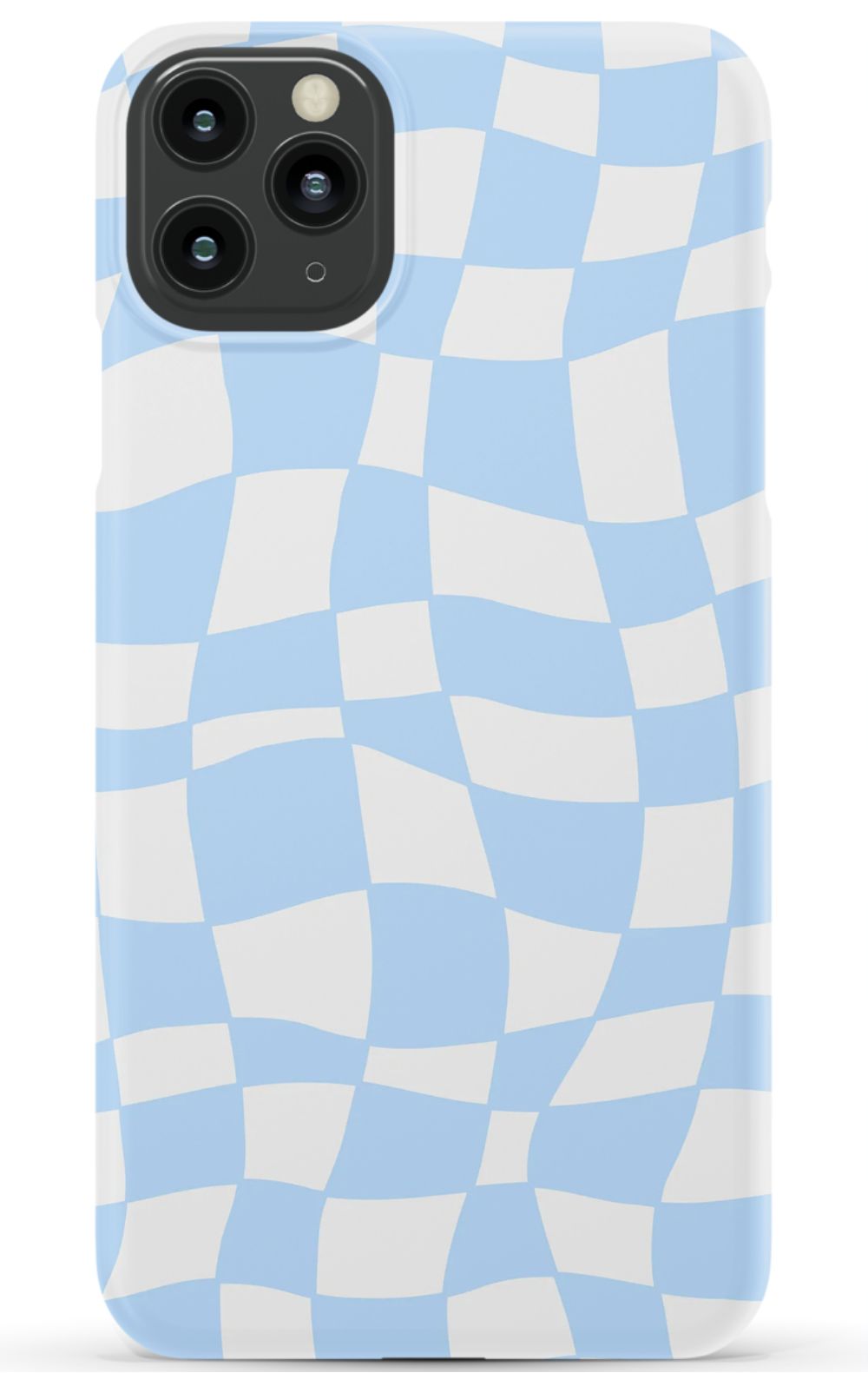 Light Blue Checkered Phone Case - B7Cases