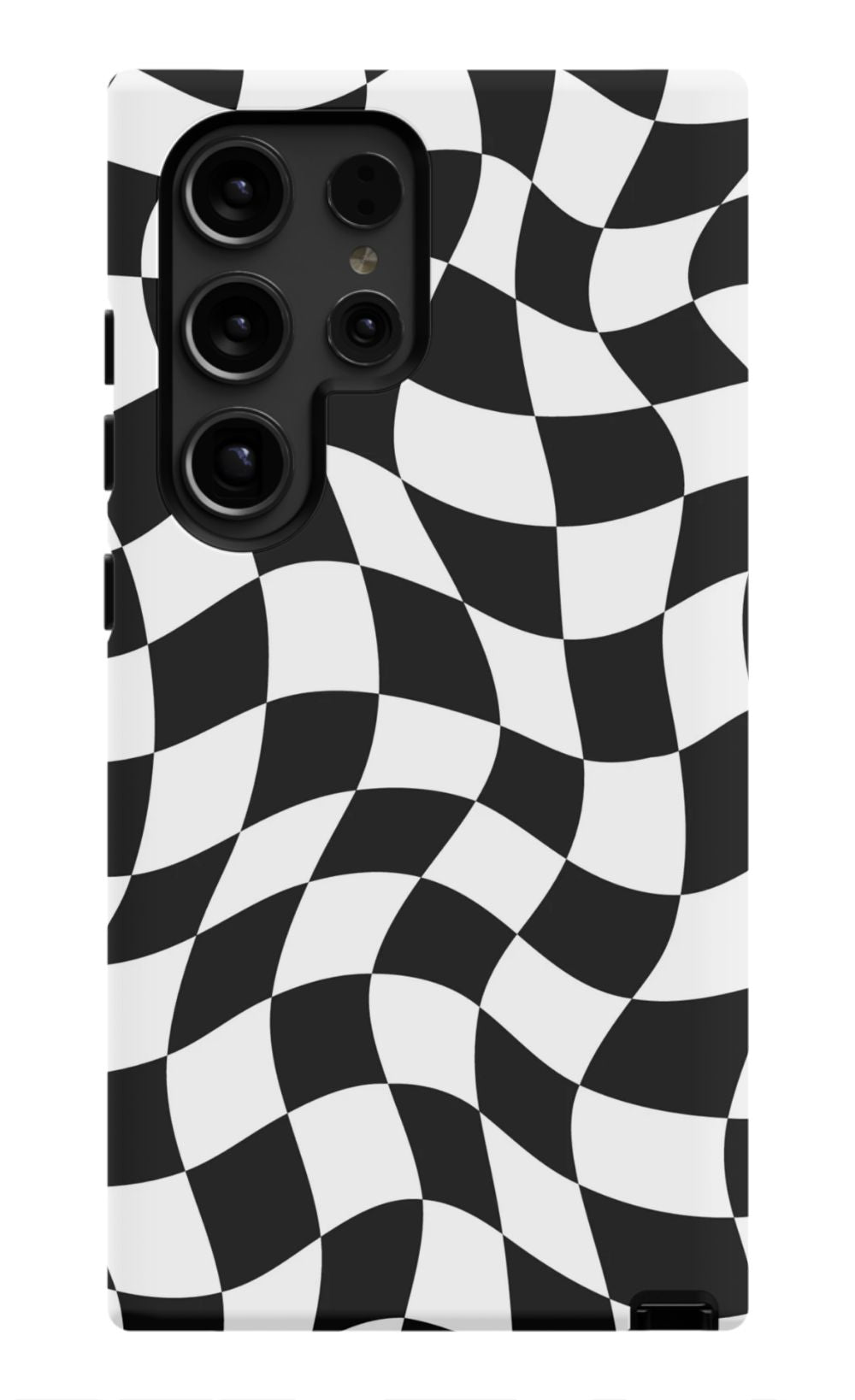 Black White Checkered Phone Case - B7Cases