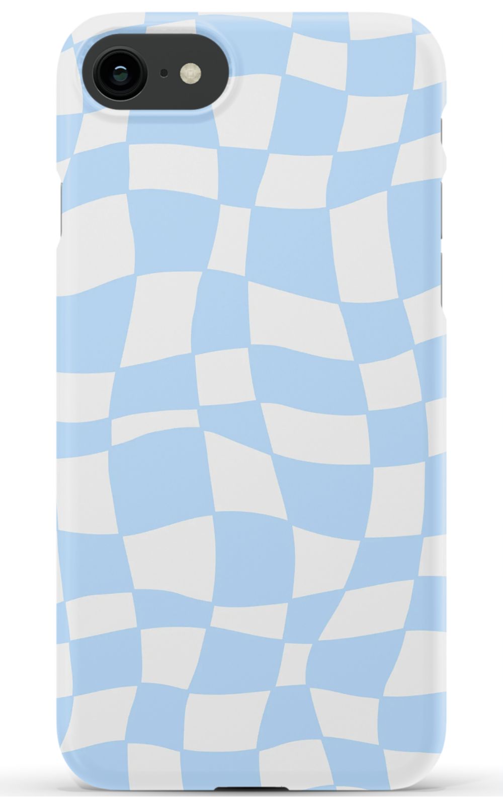 Light Blue Checkered Phone Case - B7Cases