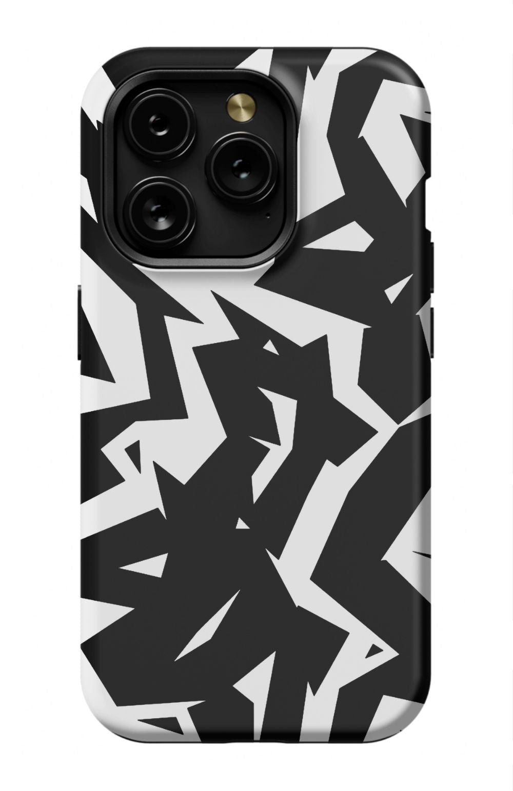 Black White Fragments Phone Case - B7Cases