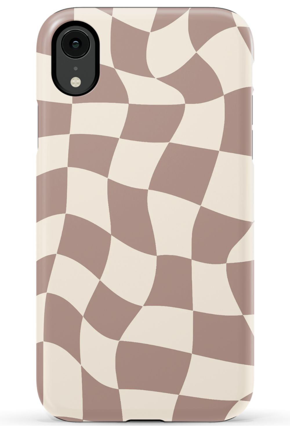Light Brown Checkered Phone Case - B7Cases