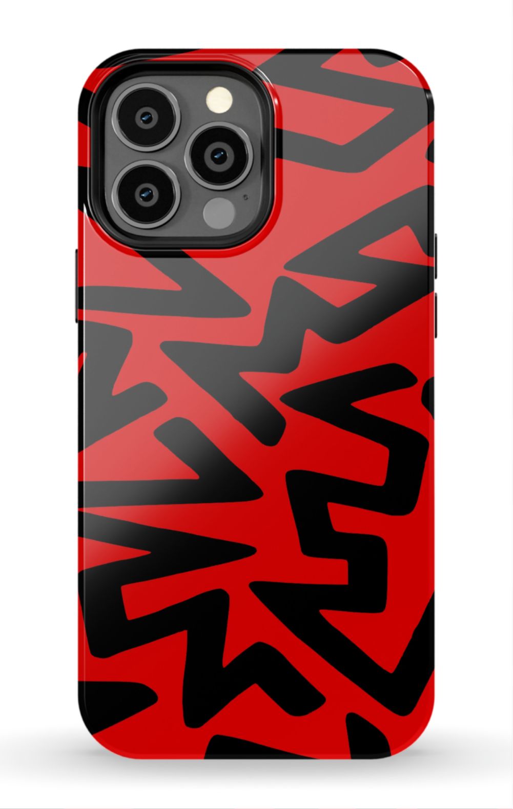 Red Abstract Shapes Phone Case - B7Cases