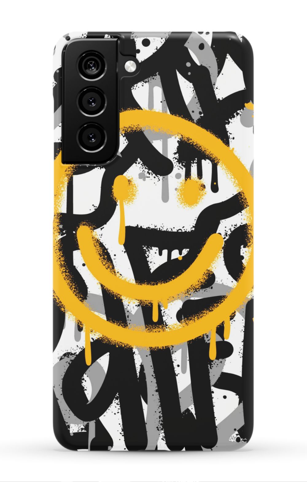Sprayed Smiley Graffiti Phone Case - B7Cases