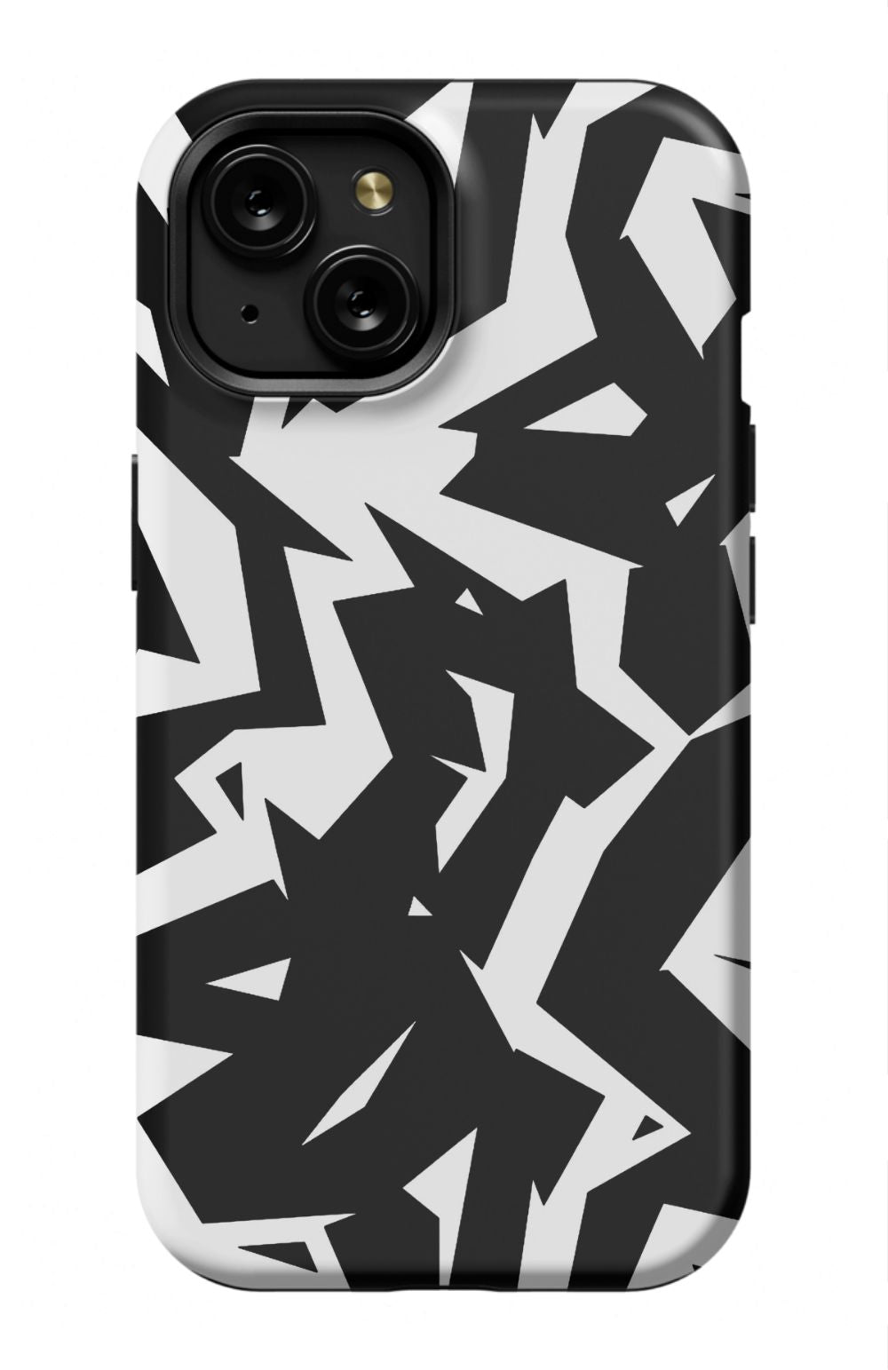 Black White Fragments Phone Case - B7Cases