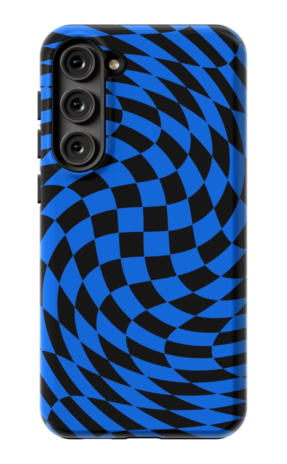 Twisted Blue Checkered Phone Case - B7Cases