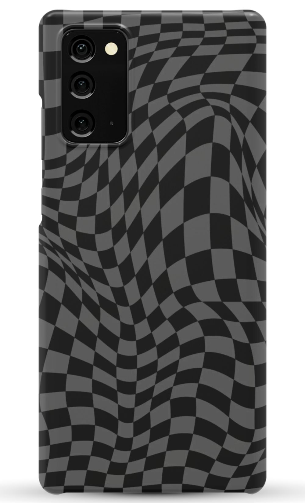 Gray Distorted Checkered Phone Case - B7Cases