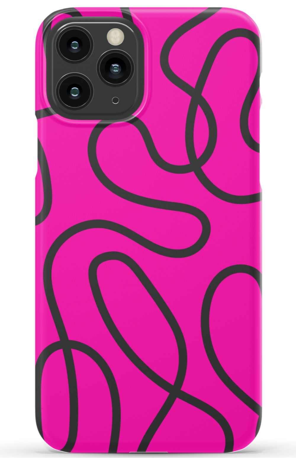 Pink Abstract Squiggles Phone Case - B7Cases