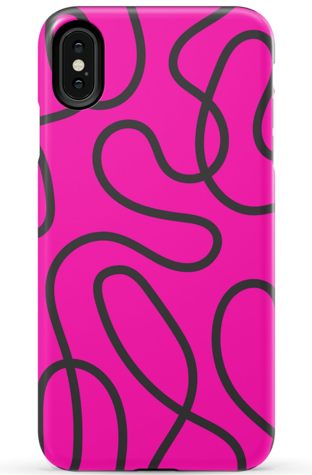 Pink Abstract Squiggles Phone Case - B7Cases