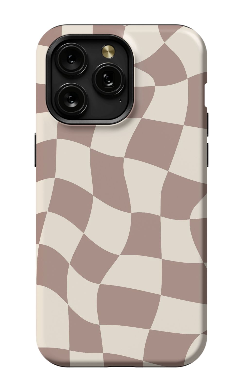 Light Brown Checkered Phone Case - B7Cases
