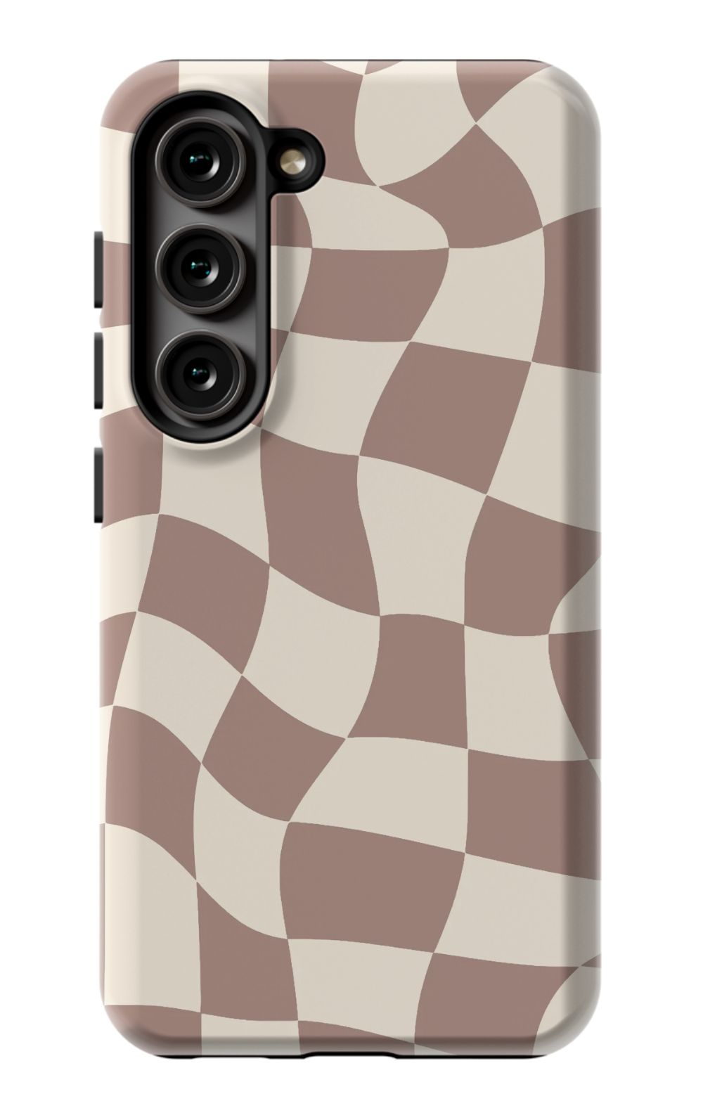 Light Brown Checkered Phone Case - B7Cases