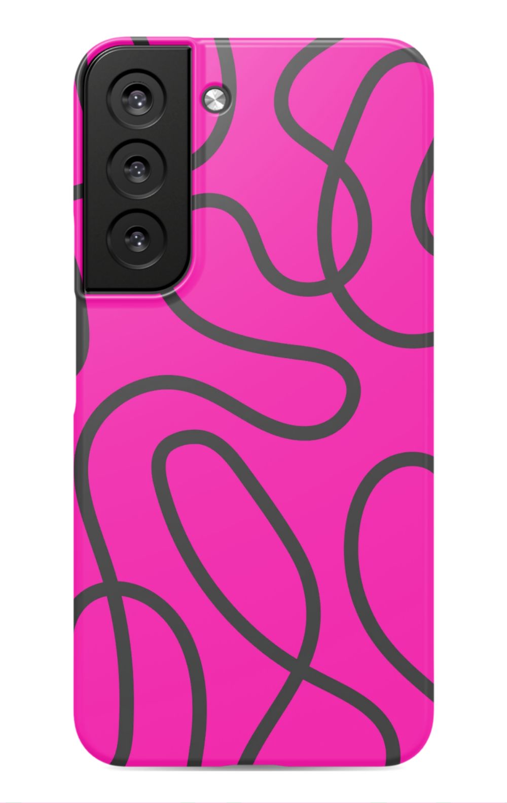 Pink Abstract Squiggles Phone Case - B7Cases