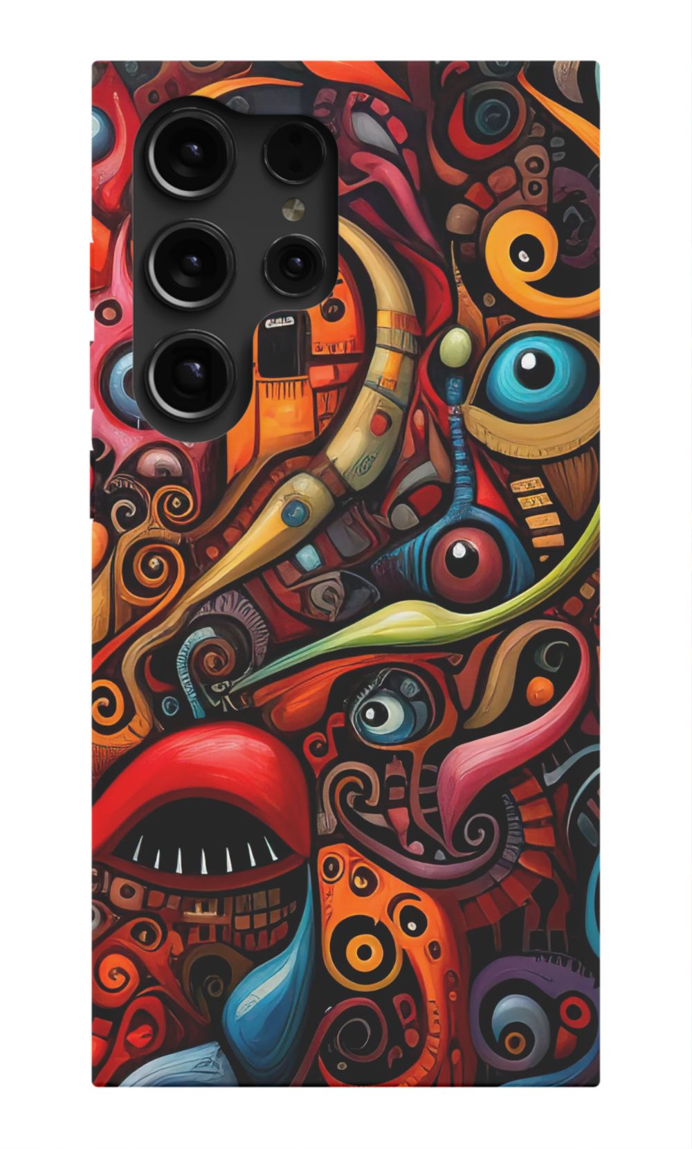 Psychedelic Eyes Graffiti Phone Case - B7Cases