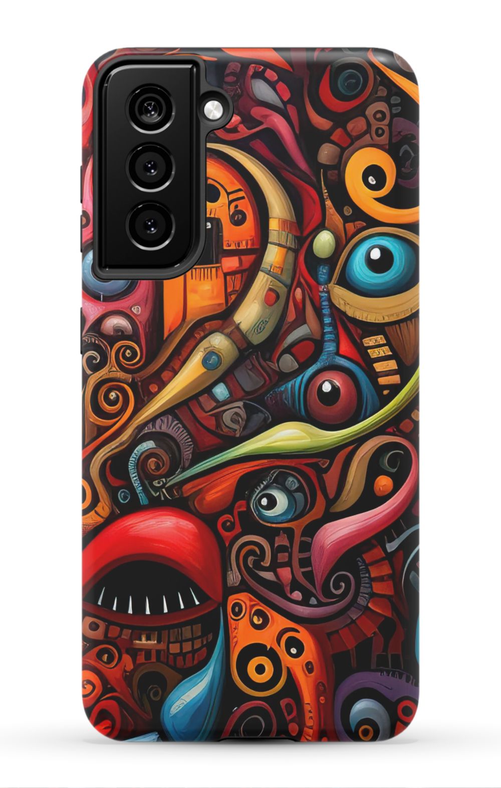 Psychedelic Eyes Graffiti Phone Case - B7Cases